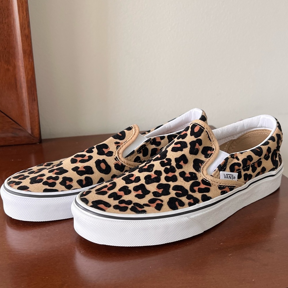 Vans “leopard” sneakers. Brand New/Never Worn